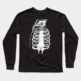 Grenade Skull Long Sleeve T-Shirt